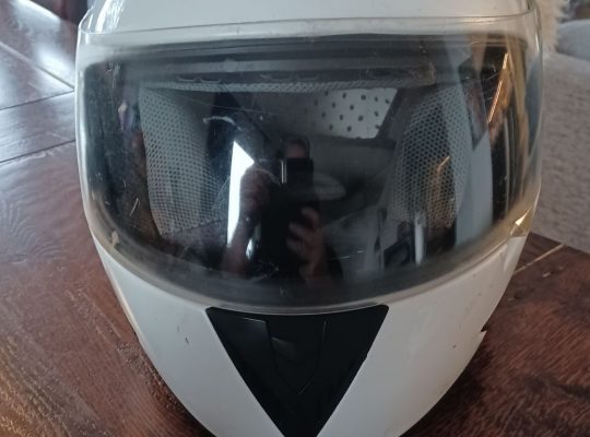 White motorcycle helmet for sale