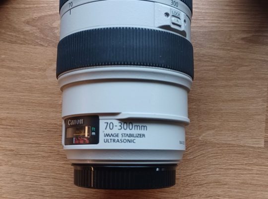 Canon 70 to 300mm f 3.5 lens