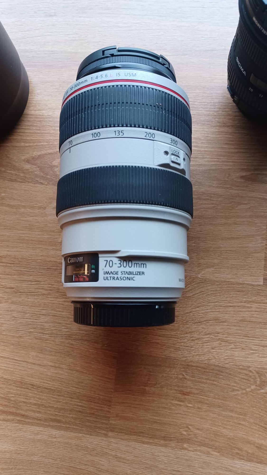 Canon 70 to 300mm f 3.5 lens