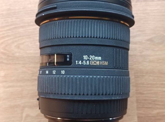 Sigma 10 to 20mm lens