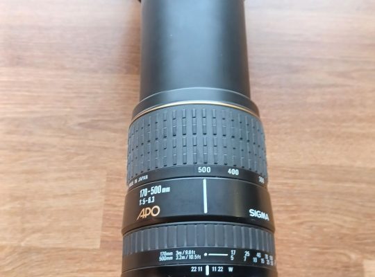 Sigma 170 to 500mm
