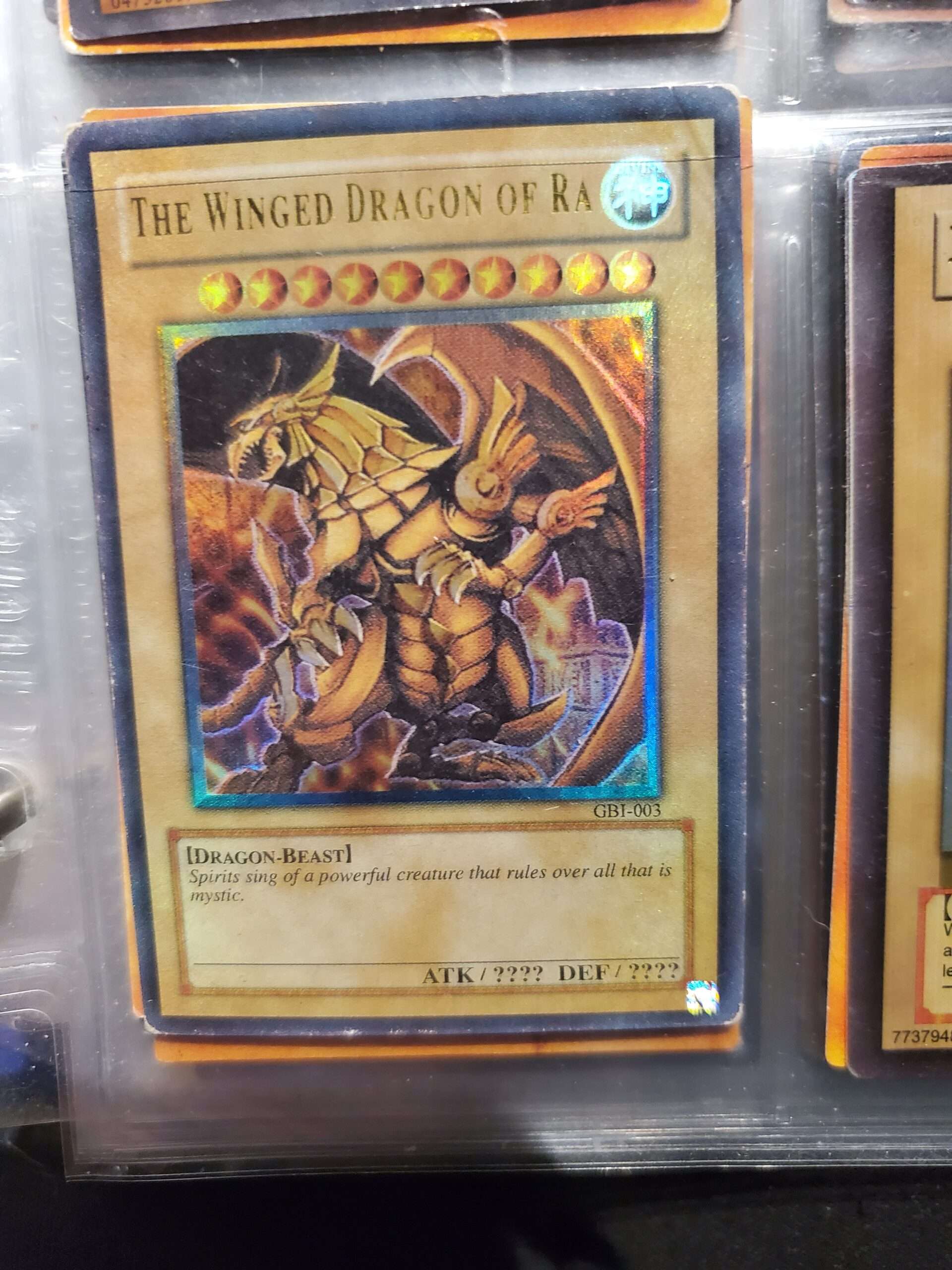 1996 1st edition all 3 secret God cards