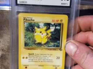 4x 1999 1st Edition Pikachu Jungle cards