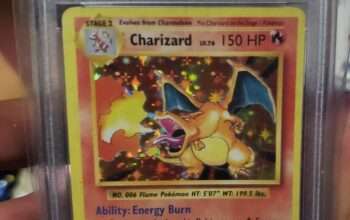 Rare 2016 Holo charizard XY pokemon card PSA 4