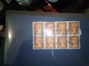 10p queen’s stamps