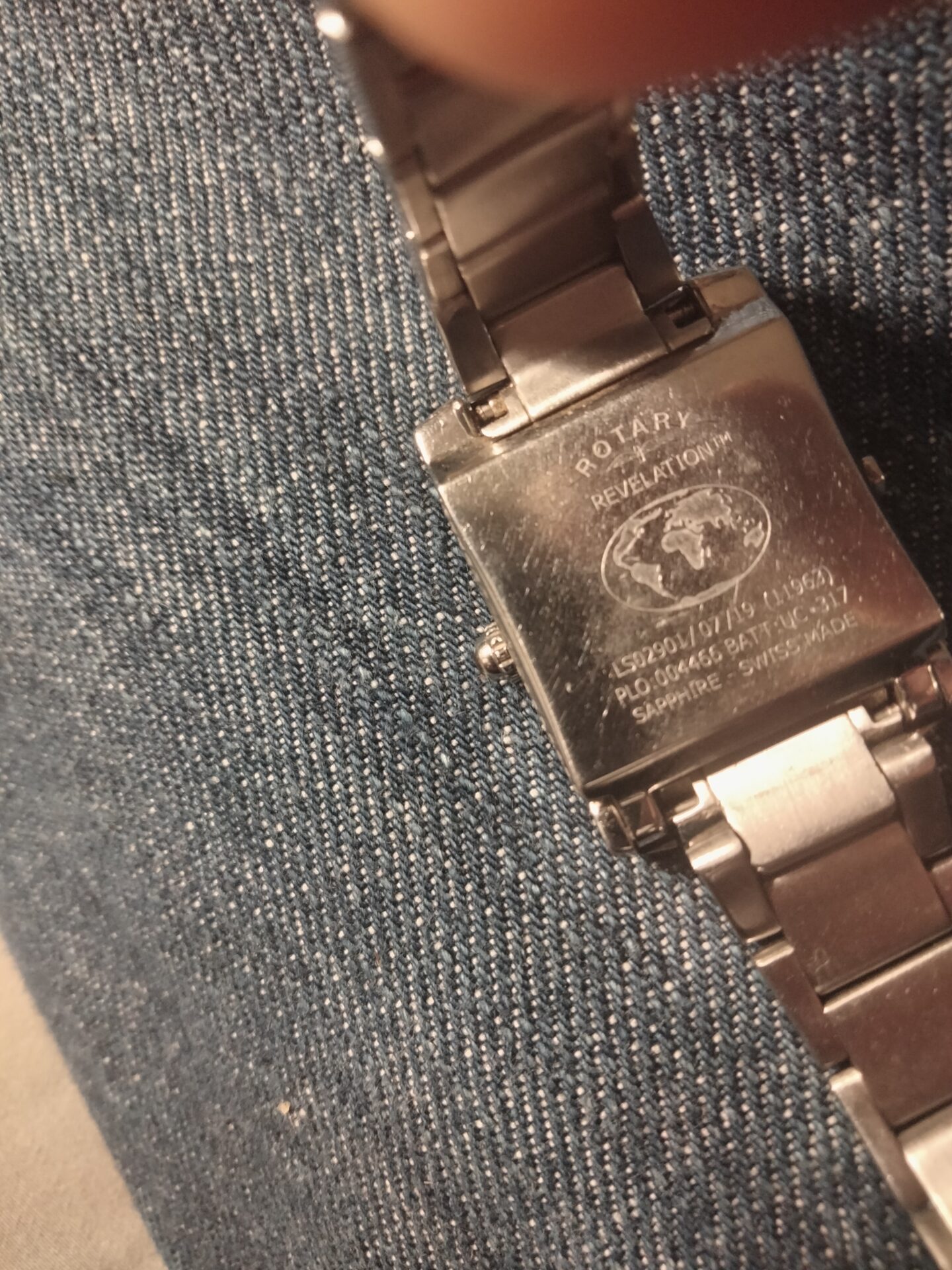 rotary revelation swiss made sapphire watch