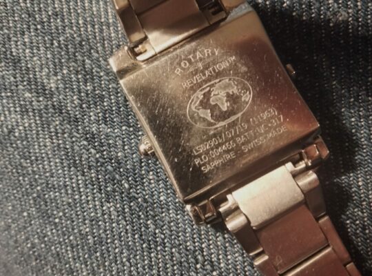 rotary revelation swiss made sapphire watch