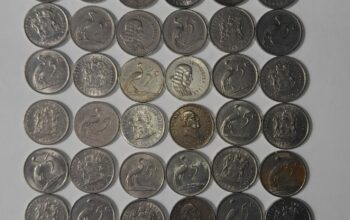 Old South african 5c pieces