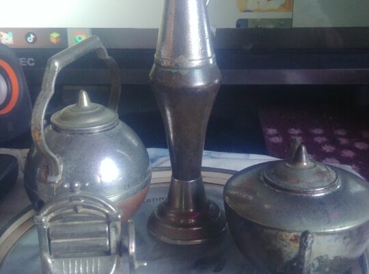 Brass and Copper Antique Set
