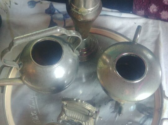 Brass and Copper Antique Set