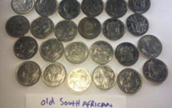 Old South african 20c pieces