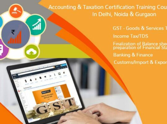 GST Certification Course in Delhi, GST e-filing,