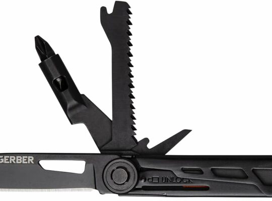 Gerber Gear Armbar Trade 8-in-1 Pocket Knife EDC Multitool with Blade, Pry Bar, and Hammer for Camping, Burnt Orange