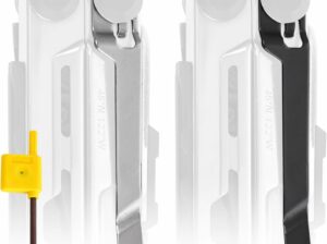 [2-Pack] Stainless Steel Pocket Clip – Perfect Fit For Leatherman Signal Multi-Tool – 1 Black + 1 Silver/Metal – Add Or Replace Broken Belt Clip in Seconds – Screwdriver Included For Easy Installation