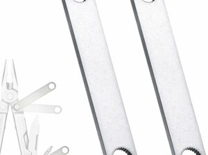 2 Pcs Multi Tool Wrench Compatible with Leatherman Accessories, Medium/Large Stainless Steel Knurled Nut Remover Wrench Compatible with Leatherman Disassembly, Maintenance, Clean and Upgrade