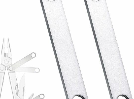 2 Pcs Multi Tool Wrench Compatible with Leatherman Accessories, Medium/Large Stainless Steel Knurled Nut Remover Wrench Compatible with Leatherman Disassembly, Maintenance, Clean and Upgrade