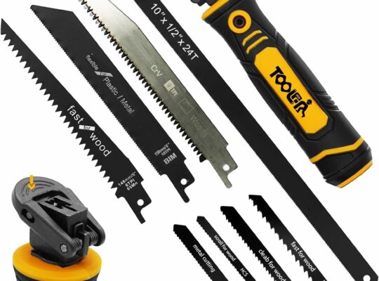 8-In-1 Multi Blades Hand Saw, Drywall Cutter Saw. Hacksaw. Long Blade Hand Saw, Jab Saw, For Cutting Drywall, Sheetrock, Wood, Metel, Plastic, Plywood. Blade Quick Change Mechanism.