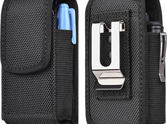 Multitool Sheath Replacement for Leatherman, Magnetic Closure EDC Belt Organizer for Men, Durable Tool Holster Pouch Fits Folding Tool, Black