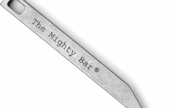 The Mighty Bar – Heavy Duty Keychain Prybar EDC Pry Bar for Every Day Carry Small Stainless Steel Key Chain Multitool Prybar for Keys – Made by Gear Spool