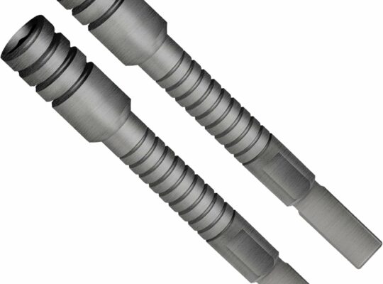 (2-Pack) Calvana Multitool Bit Driver Extender, Ratchet Driver, Add-on Accessory for 1/4″ Bits Kit, Compatible with Leatherman Surge, Wave Plus, and Signal Accessories, Made of 17-4PH Stainless Steel